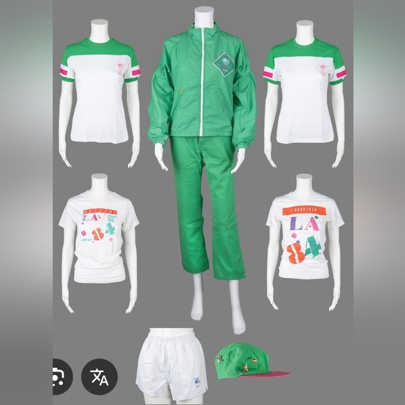 Vintage Green Levi's Jeans 1984 LA Olympic Uniform - Picture 4 of 4